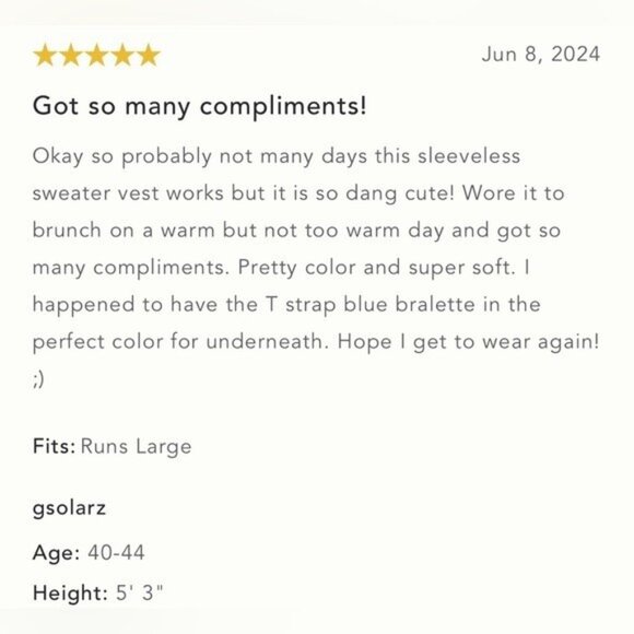 NWT Size XL (P2P 30") - Pilcro Oversized Distressed Sweater Vest (NWT US$ 128) - Picture 2 of 16